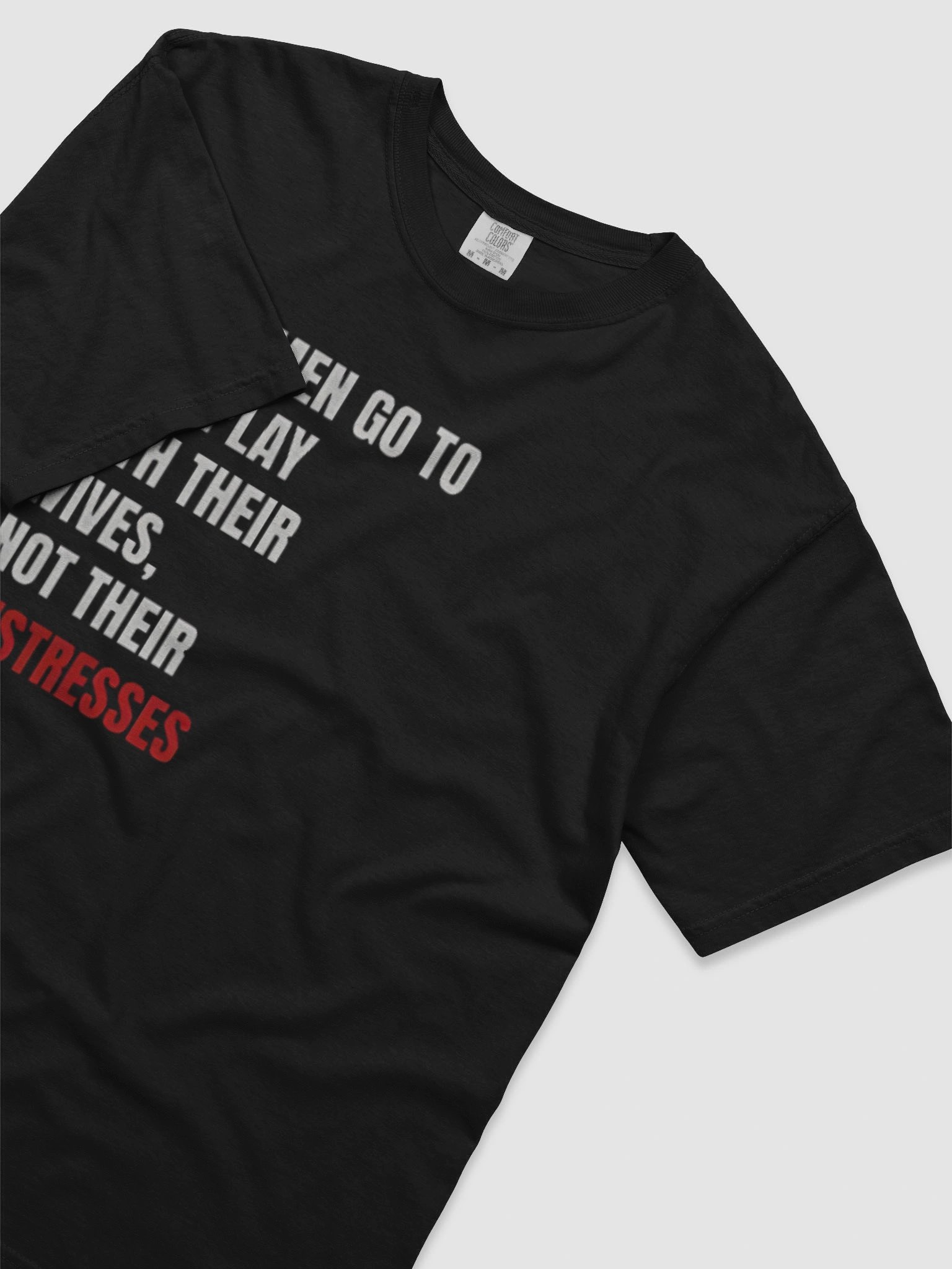 Real Men Go With Wives Not Mistresses Tee, Coldplay Viral Shirt product image (5)
