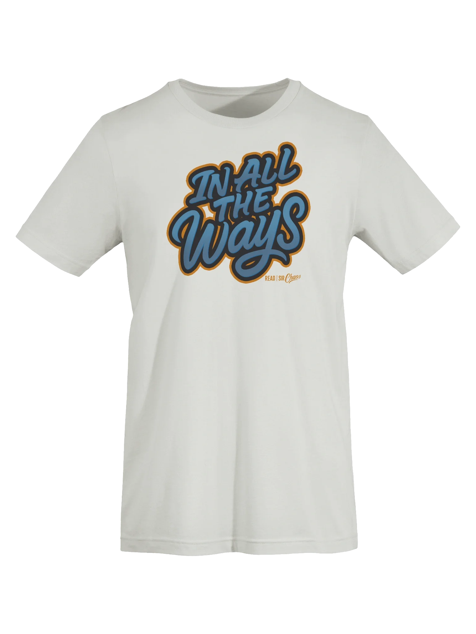 In All the Ways Tshirt (Blues and Orange Light) product image (7)