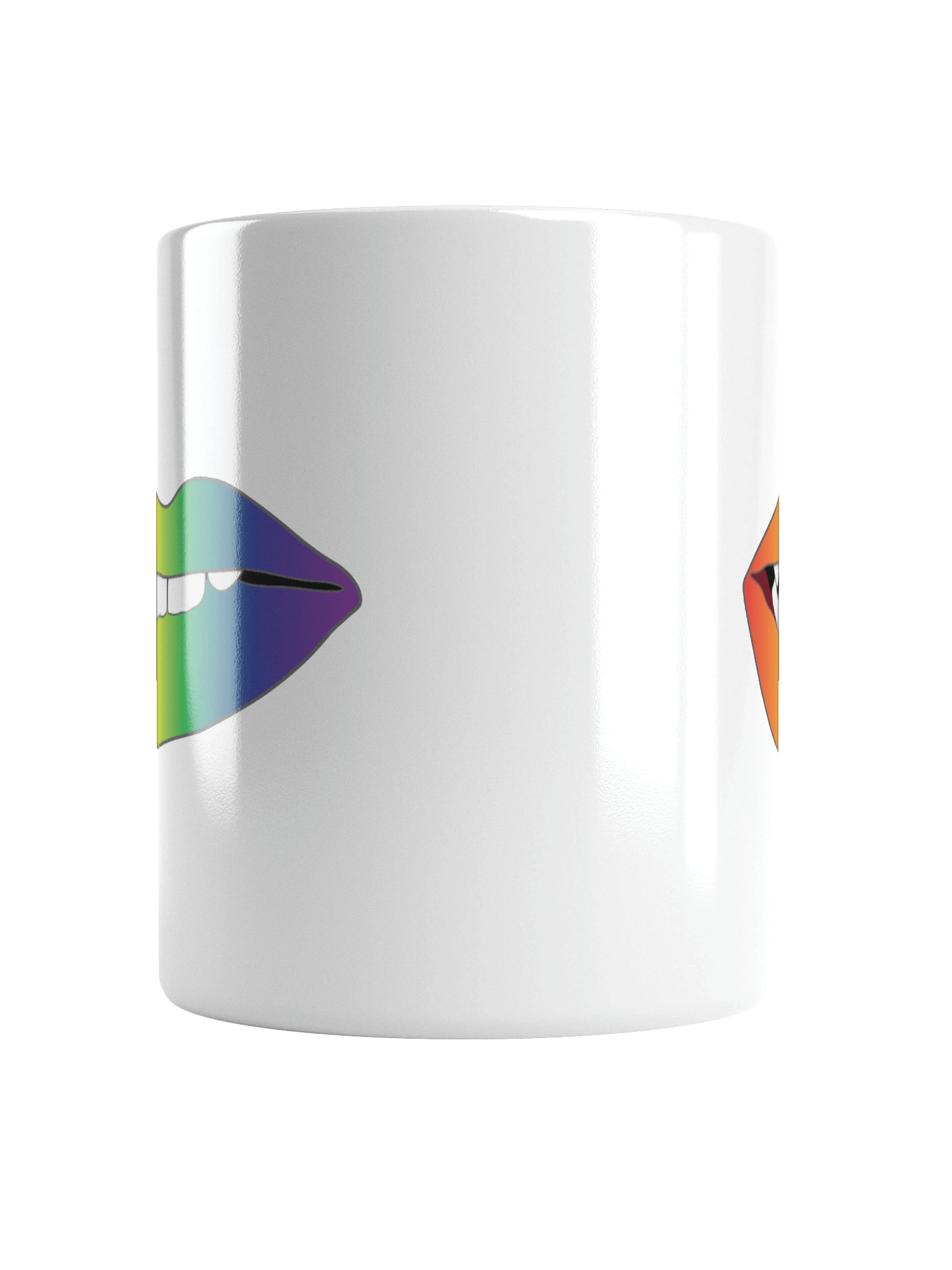 Rainbow Pride Gradient Biting Lips Mug product image (5)