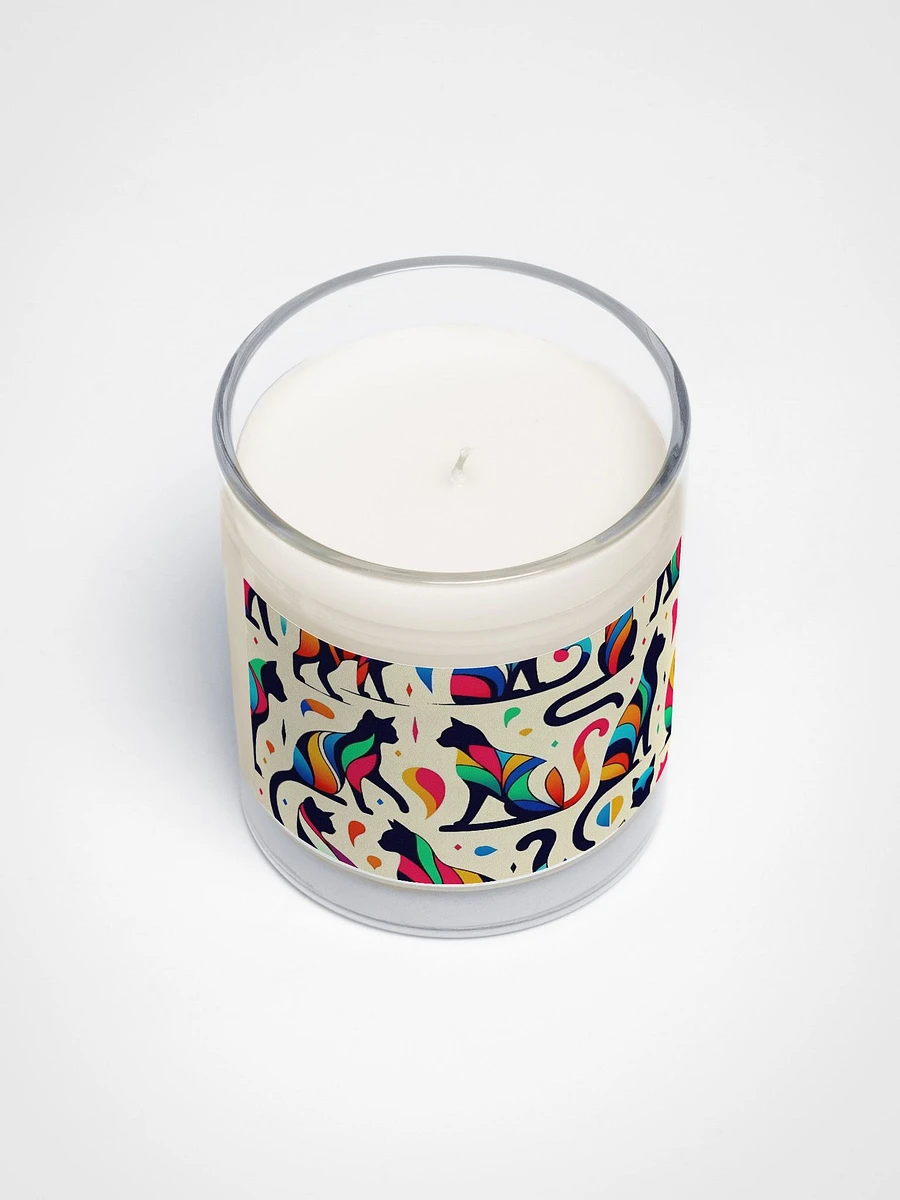 Soy Wax Candle In A Clear Glass Jar product image (3)