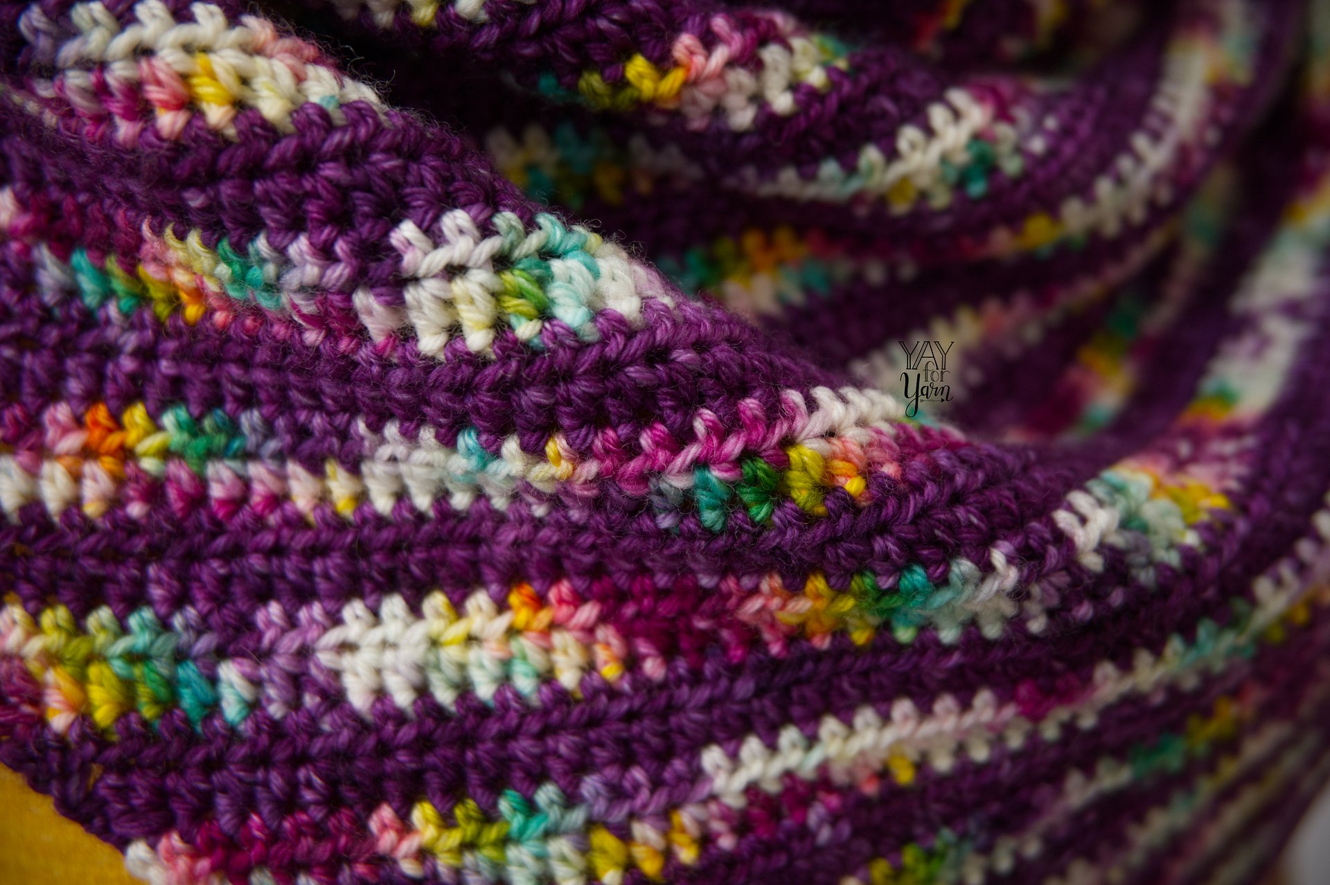 Double Gradient Boomerang Shawl Crochet Pattern product image (7)