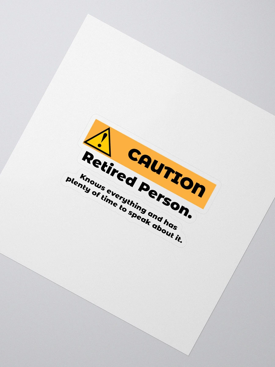 Caution Retired Person product image (5)