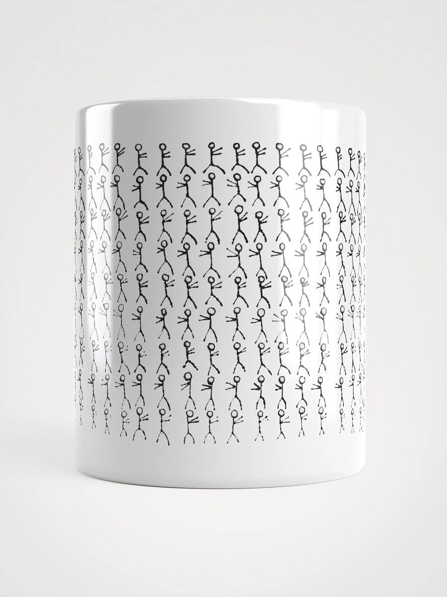 Men Sleep Walking White Glossy Mug product image (1)
