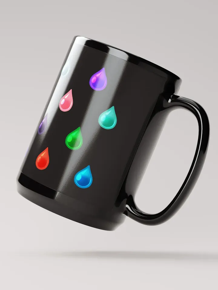 Droplets Mug (Black) product image (2)