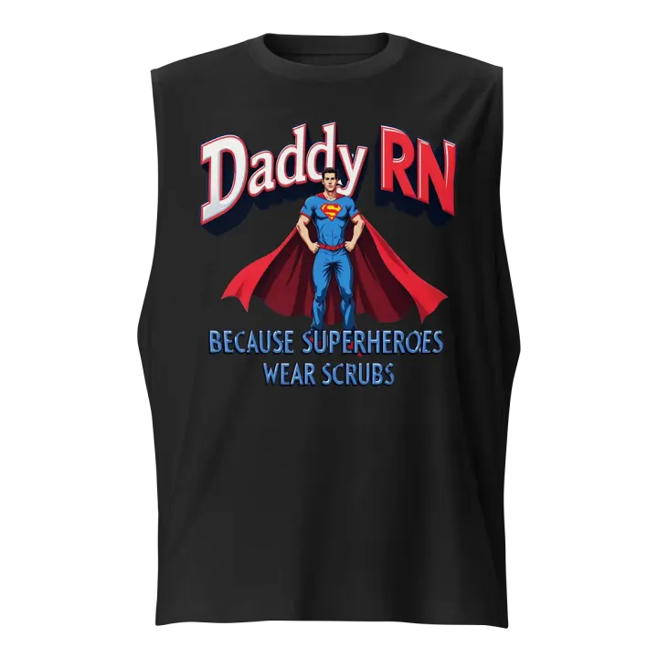 Daddy RN Superhero Muscle Tank product image (1)
