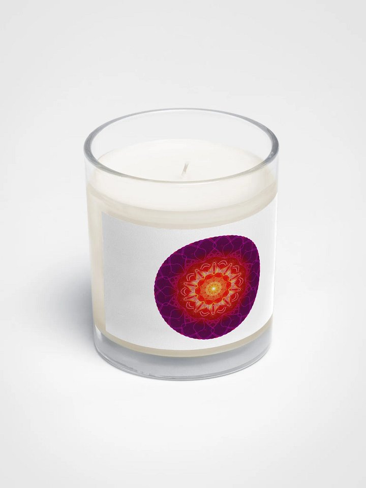 Sun Gazing Mandala Meditation Candle product image (2)