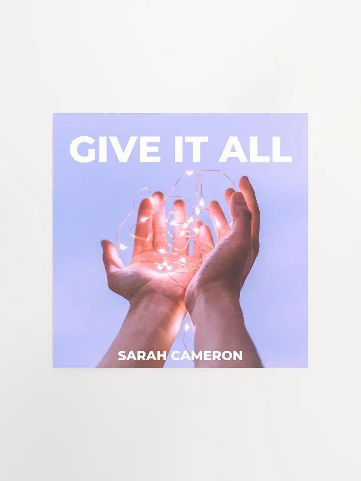 Give it All Poster product image (1)