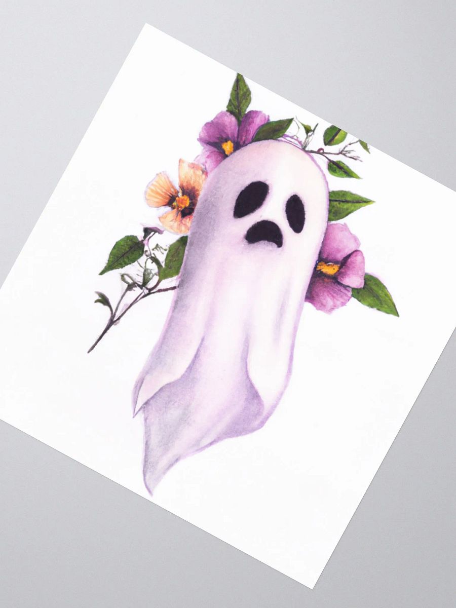 Floral Ghost sticker product image (2)