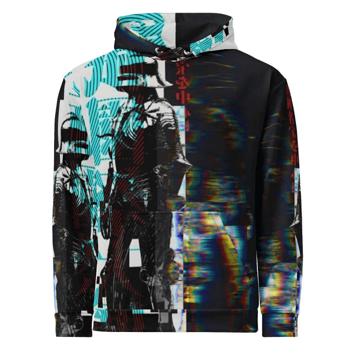 Gothic Cyberpunk Unisex AOP Hoodie product image (1)