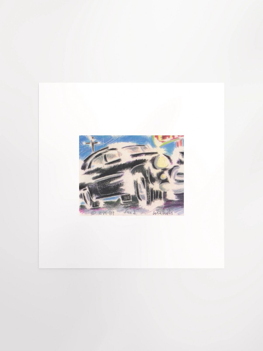 Car 1989 print product image (1)
