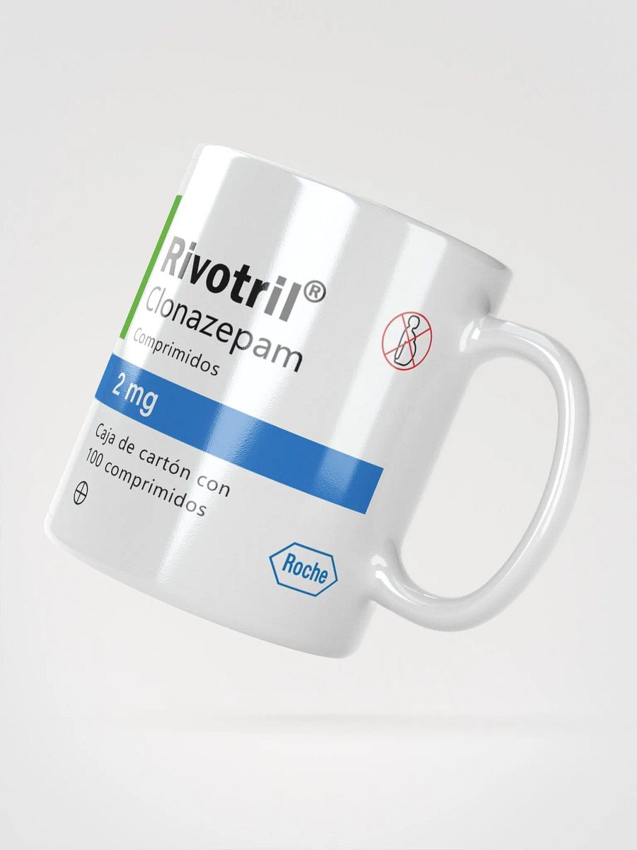"Clonazepam-spanish" Ceramic mug product image (3)