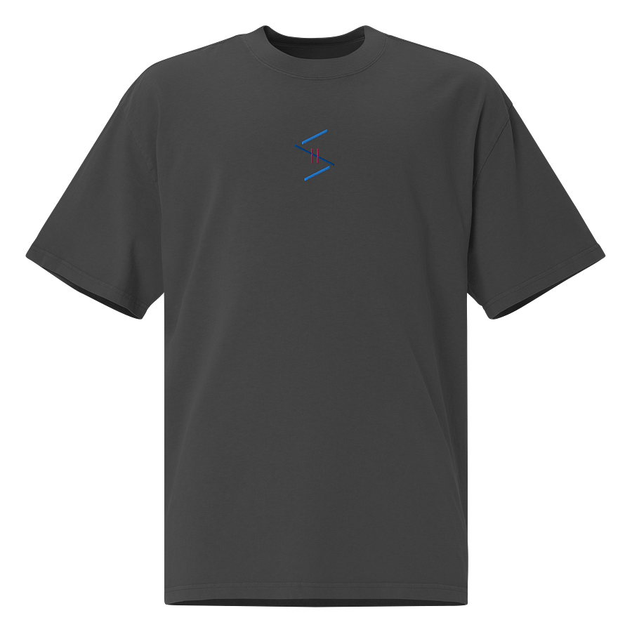 'PaperCup' embroidered OVERSIZED t-shirt product image (1)
