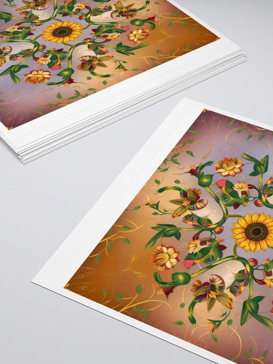 Vibrant Floral Mandala Sticker - Colorful Botanical Decal product image (4)