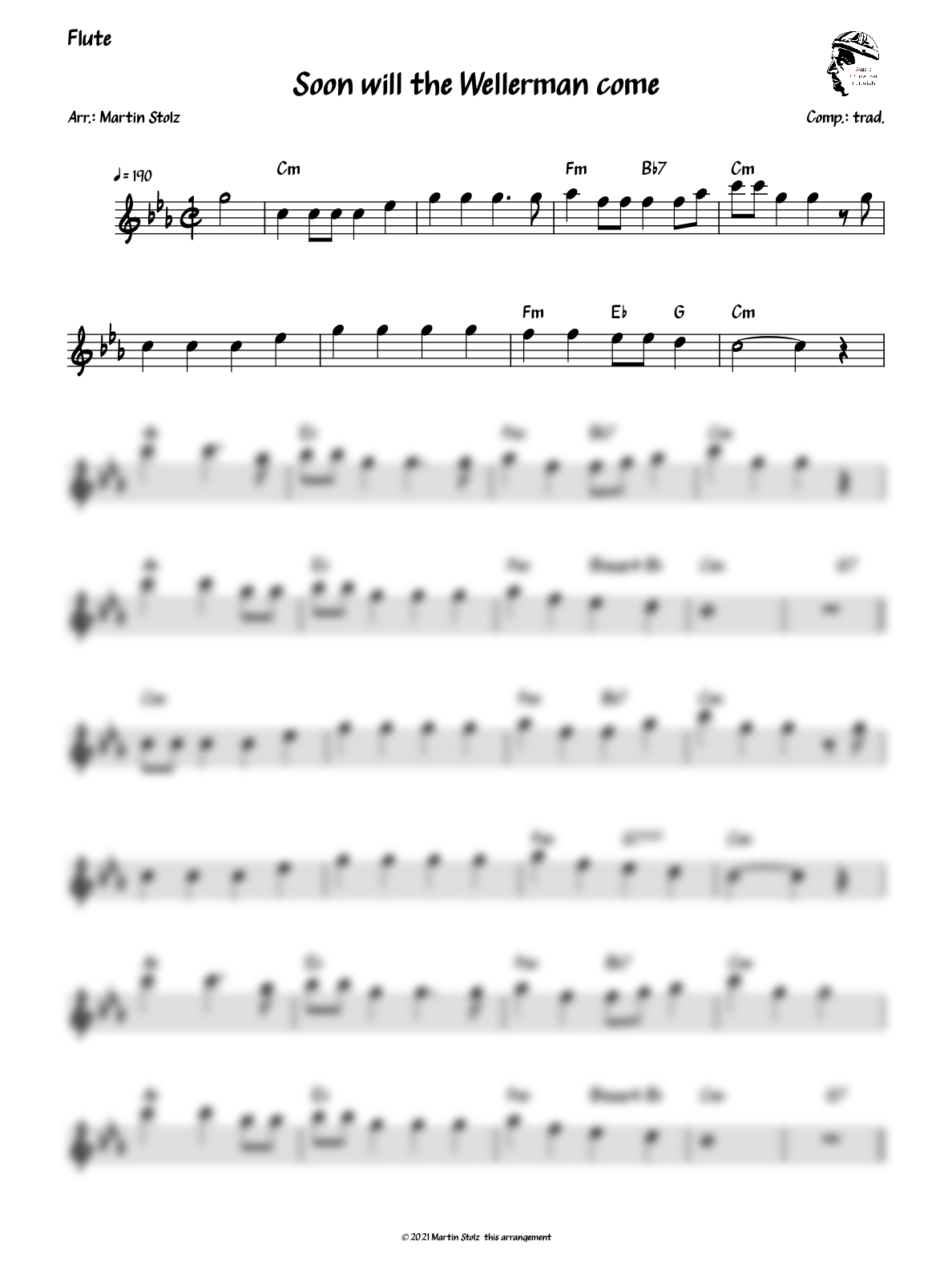 Wellerman - Sea Shanty for Flute product image (2)