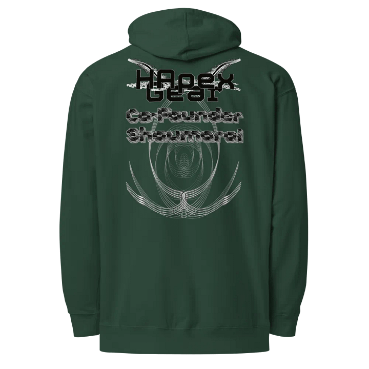 Midweight Hoodie - Co Founder Shaumarai - Embroidered - Holly - Black HApex Gear Black Logo product image (1)