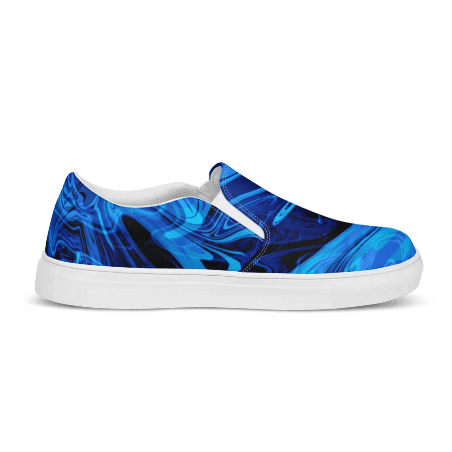 Abyssal Swirl Women's Slip-On Canvas Shoes | Womens Slip-Ons product image (10)