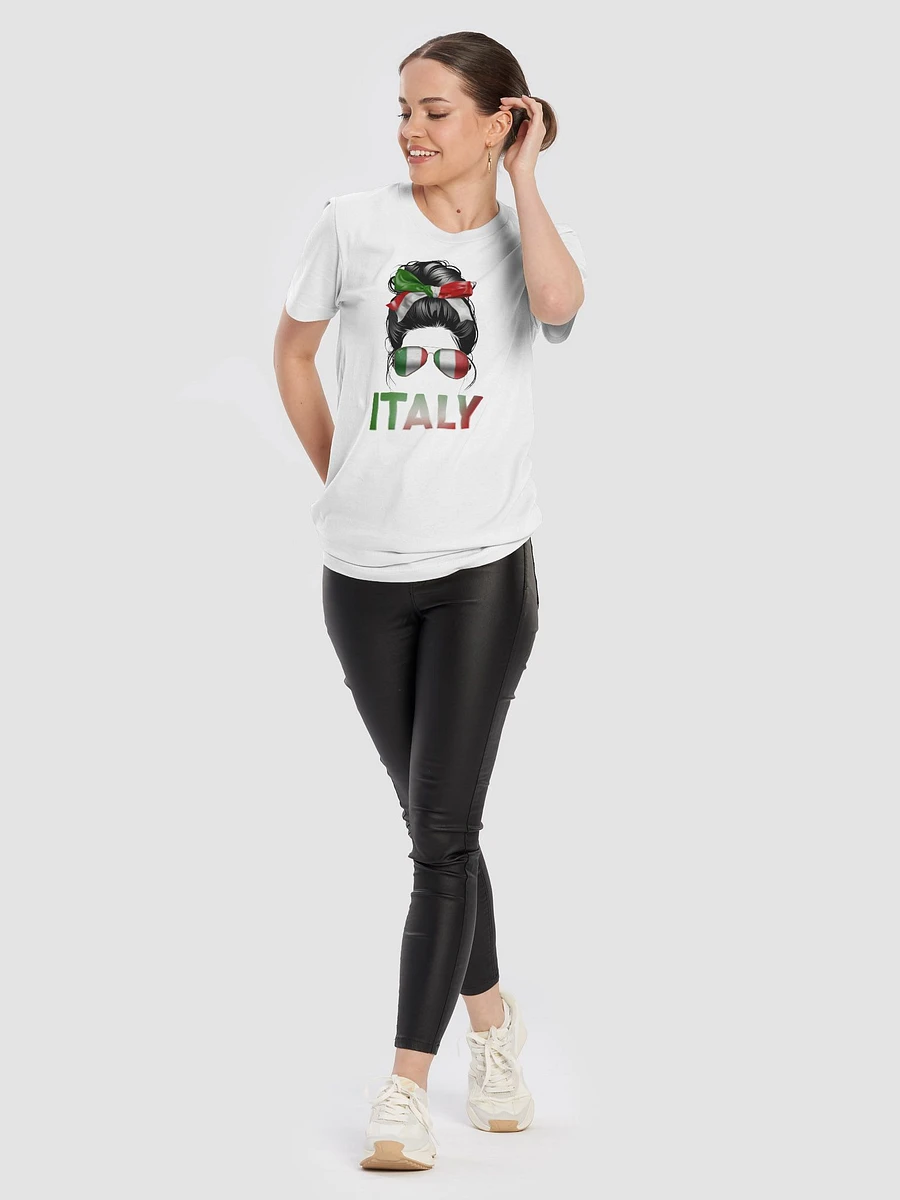 Italian Flag Inspired Bun and Sunglasses T-Shirt product image (30)