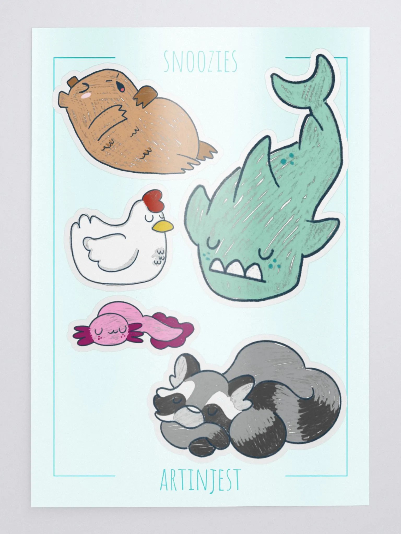 Snoozies Stickers Set 1 product image (1)