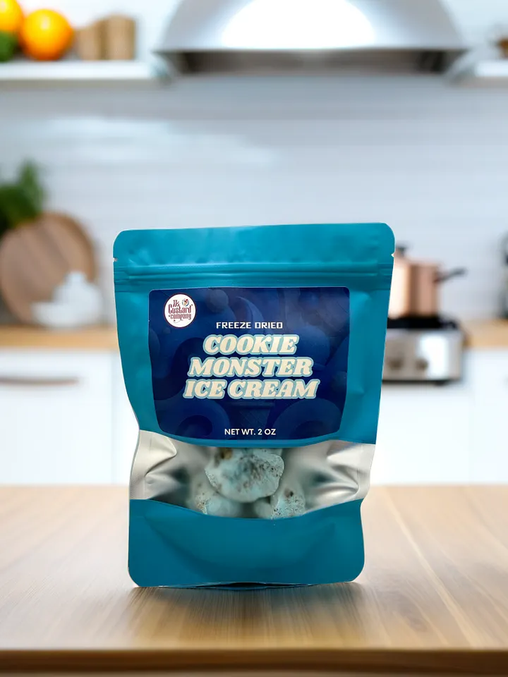 Cookie Monster Freeze Dried Ice Cream 🍪 (2oz) product image (1)