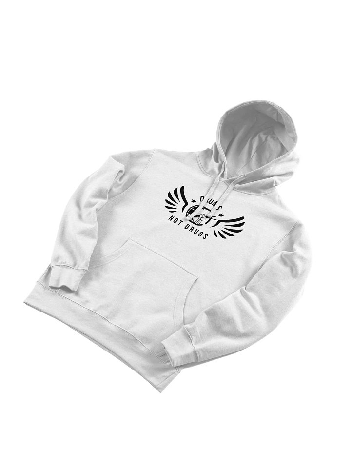 Drums Not Drugs - White Hoodie product image (6)