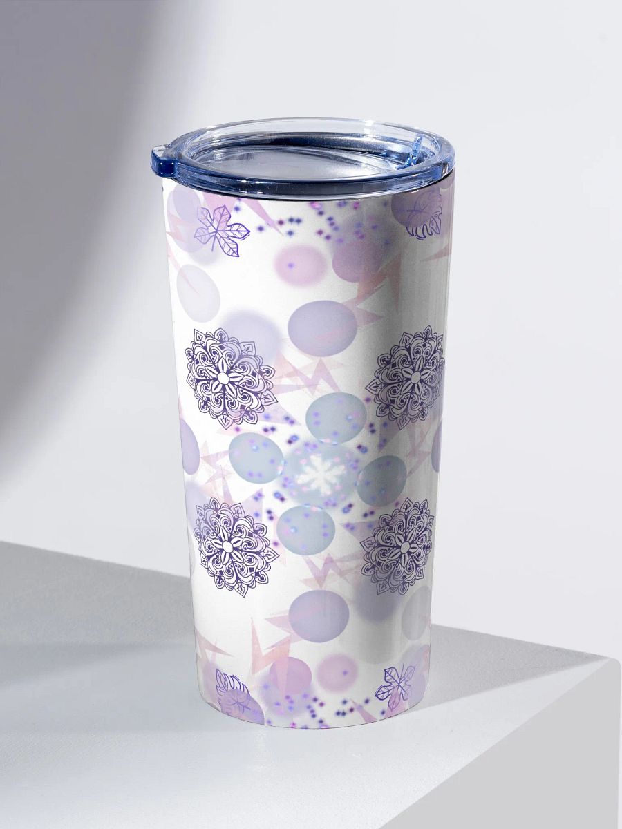 Lilac Mandala Stainless Steel Tumbler product image (1)