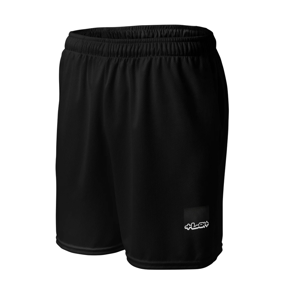 ECLIPSE - BLACK Unisex Recycled Mesh Shorts product image (10)