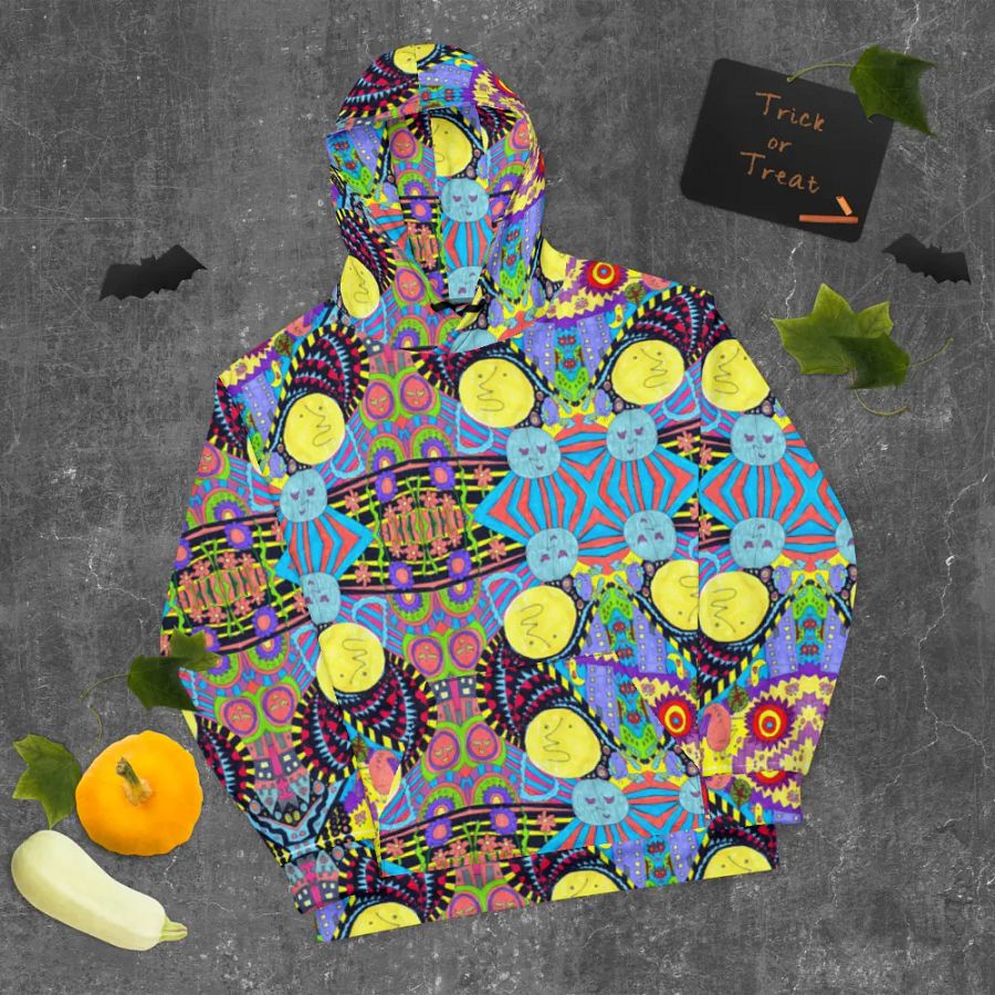 Abstract Dream Fantasy Design Unisex Pull Over Hoodie product image (9)