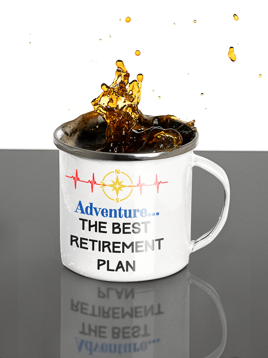 Retirement Adventure Enamel Mug product image (3)