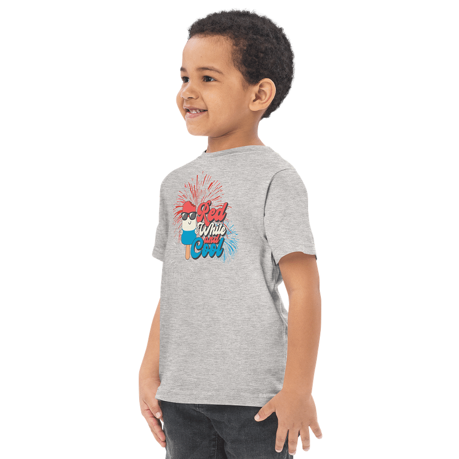 Red, White & Cool Toddler Boy Tee product image (9)