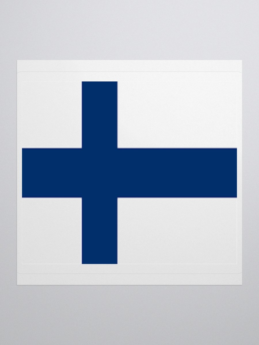 Finland Flag Sticker | Nordic Cross Design | Durable Vinyl | 3 Sizes product image (2)