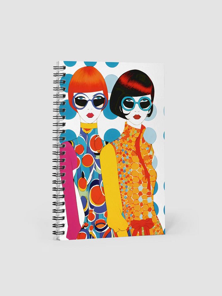 Mod Fashion Dreams Spiral Notebook product image (1)