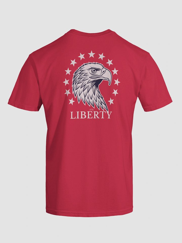 Liberty Graphic Patriotic Eagle T-Shirt (Back) product image (1)