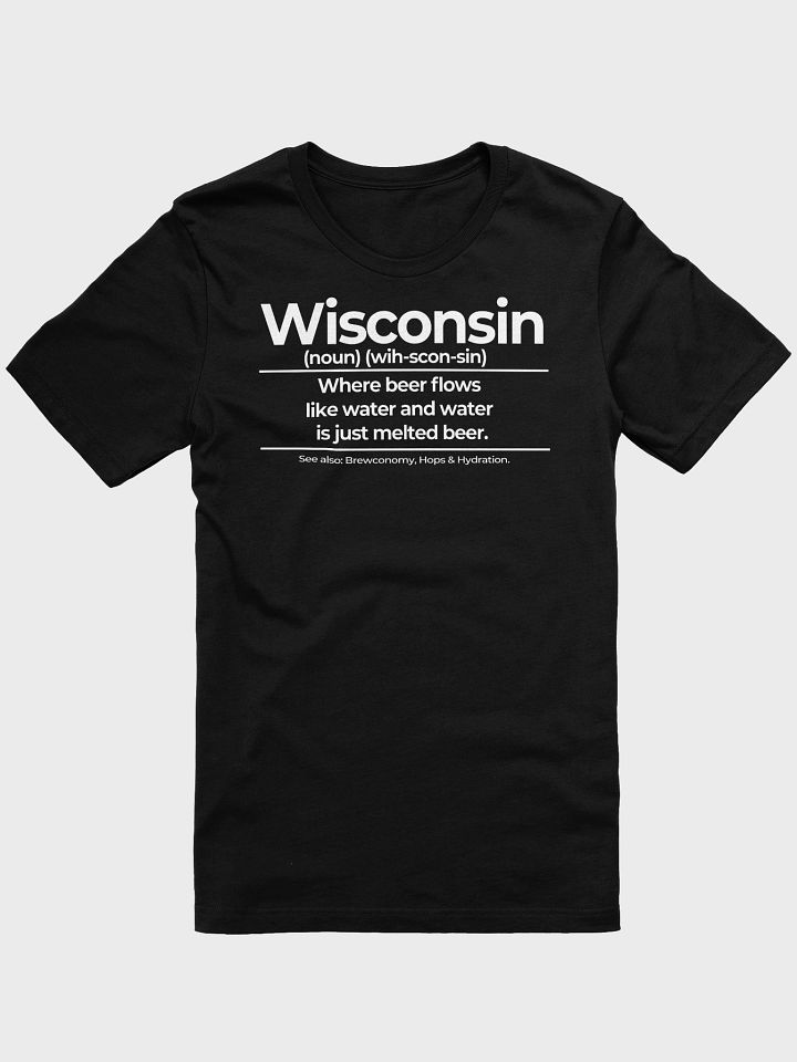 Beer – The Wisconsin Collection – Unisex T-Shirt product image (2)