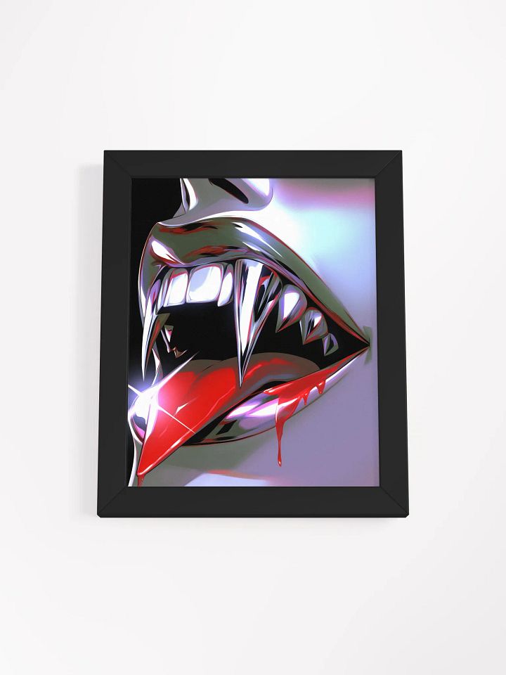Metallic Fangs Framed Poster product image (1)