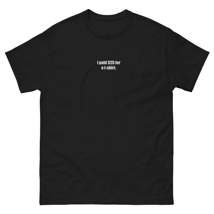 i paid $25 for a t-shirt product image (2)