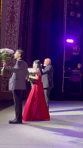 An incredibly receptive audience and a wonderful night of music! 🎶🌟 “Brindisi” with encores!!! A beautiful gala at the @latvi...