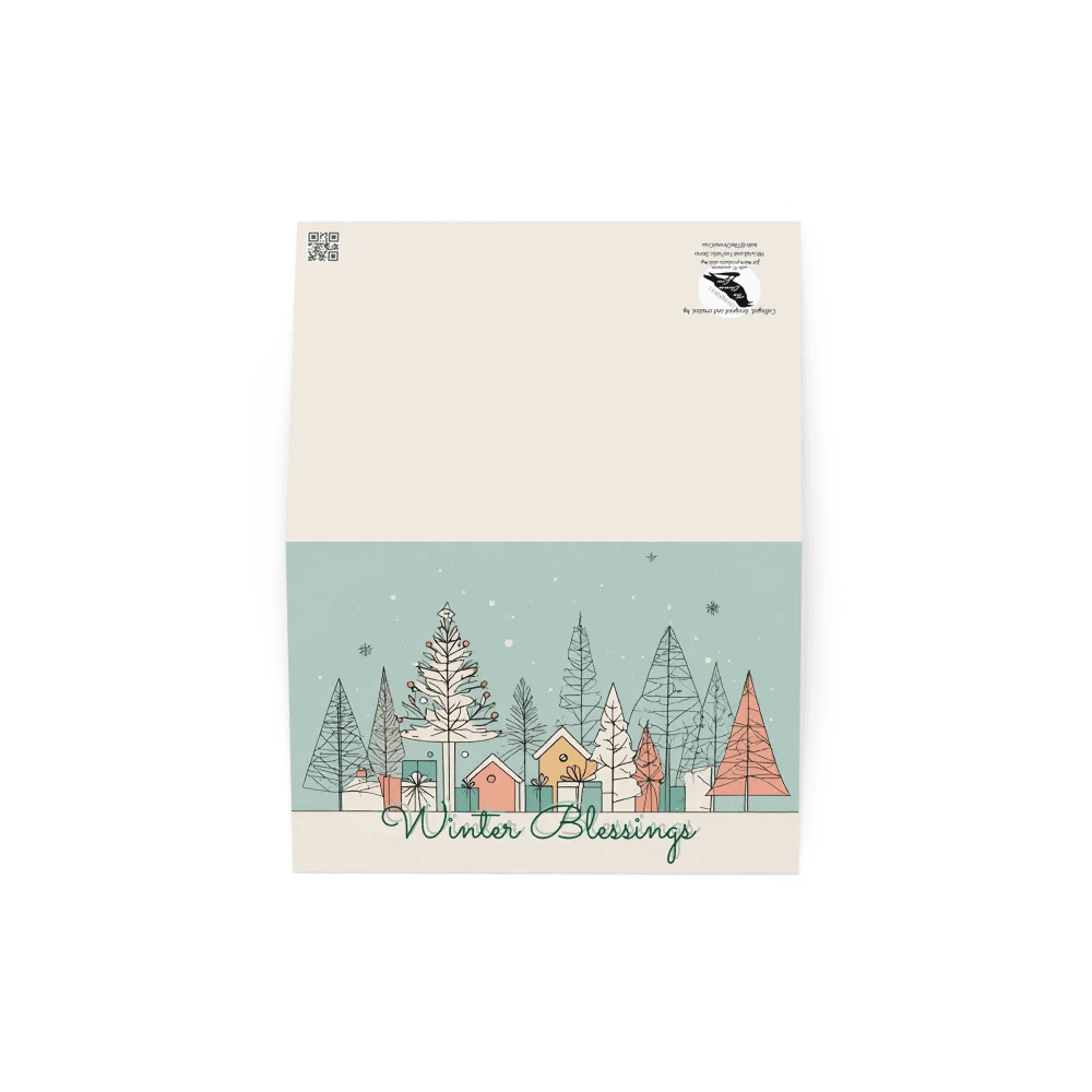 Winter Blessings, Winter Holiday Card product image (2)