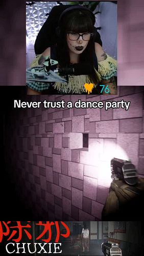 Just when you let your guard down.... #girlswithtattoos #contentcreator #twitchstreamer #twitchclips #horrorstreamer #cosplay...