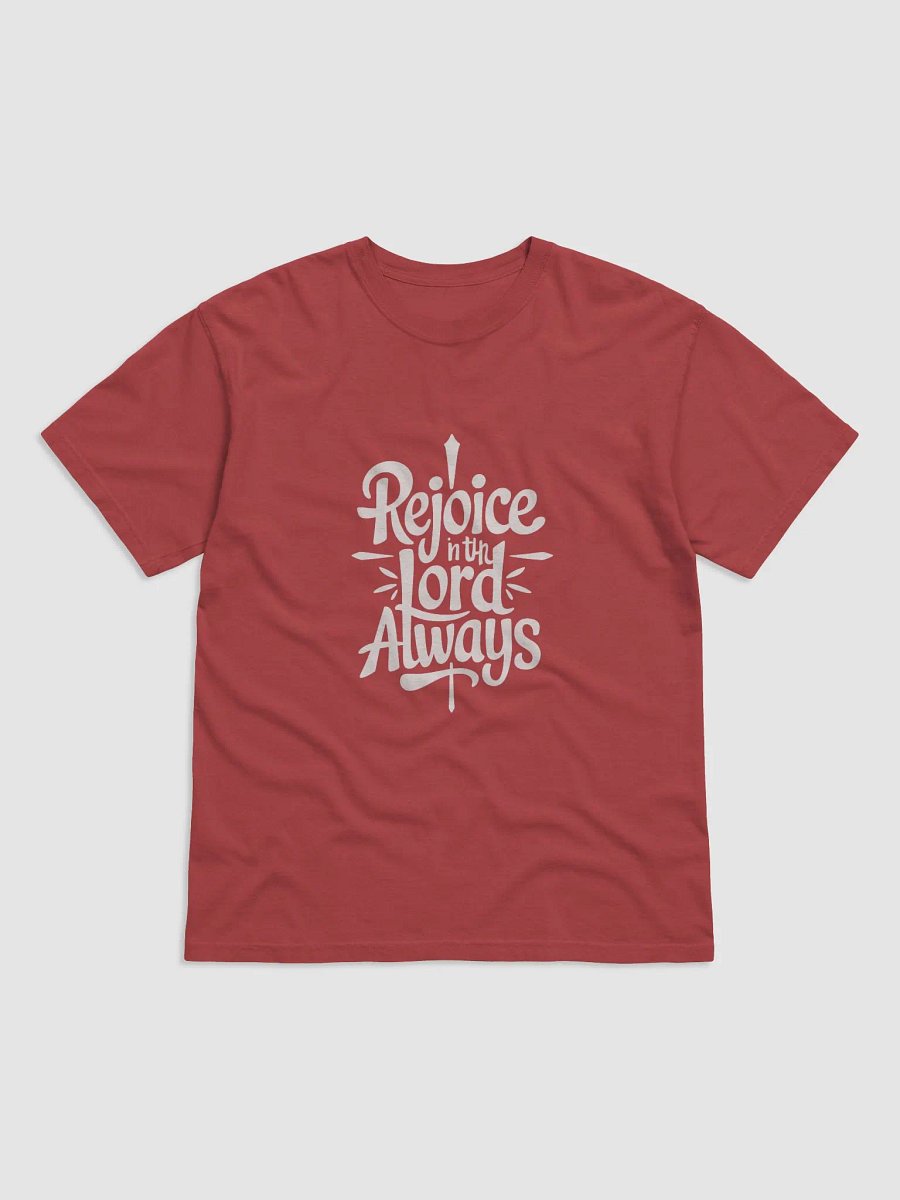 Rejoice in the Lord Always – Philippians 4:4 Bible Verse Comfort Colors T-Shirt product image (3)
