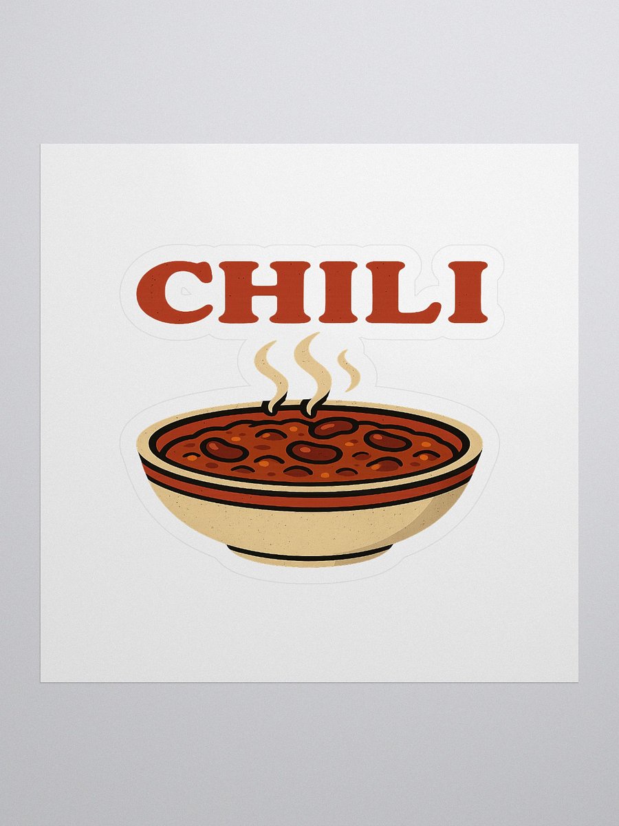 Steamy Chili Kiss Cut Stickers product image (1)