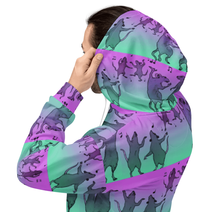 dancing rats (stripey) hoody product image (3)