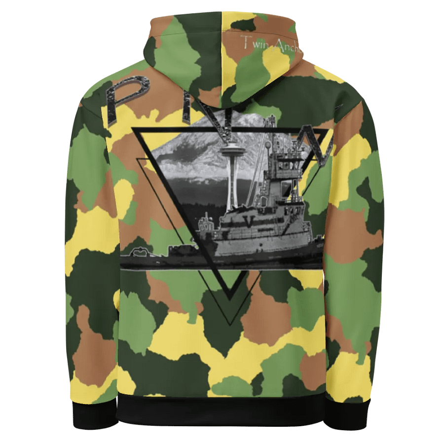 Camouflage & Green PNW 1 Hudson VB Hoodie product image (11)