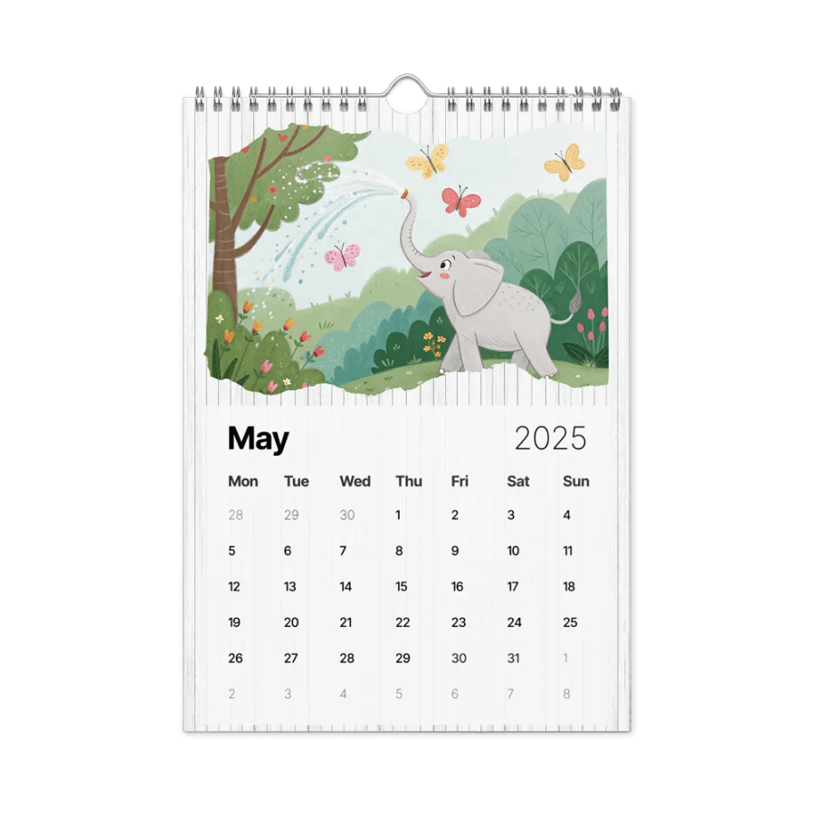 ADORABLE ANIMALS WALL CALENDAR 2025 product image (10)