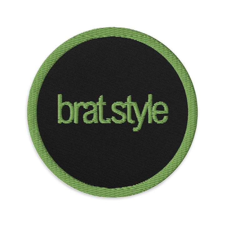 the bratstyle embroidered patch - circle product image (1)