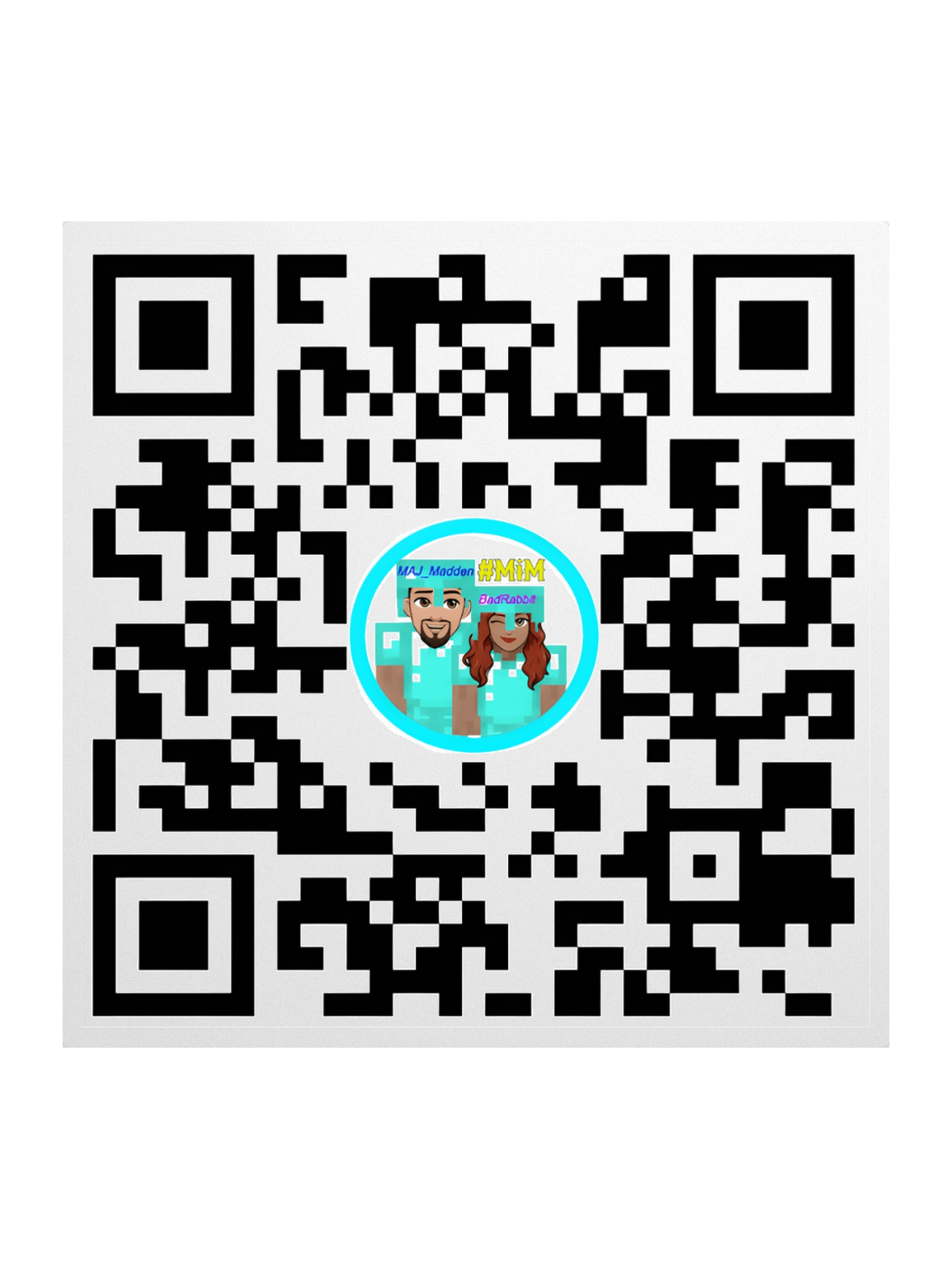 #MiM QR Kiss Cut Stickers product image (1)