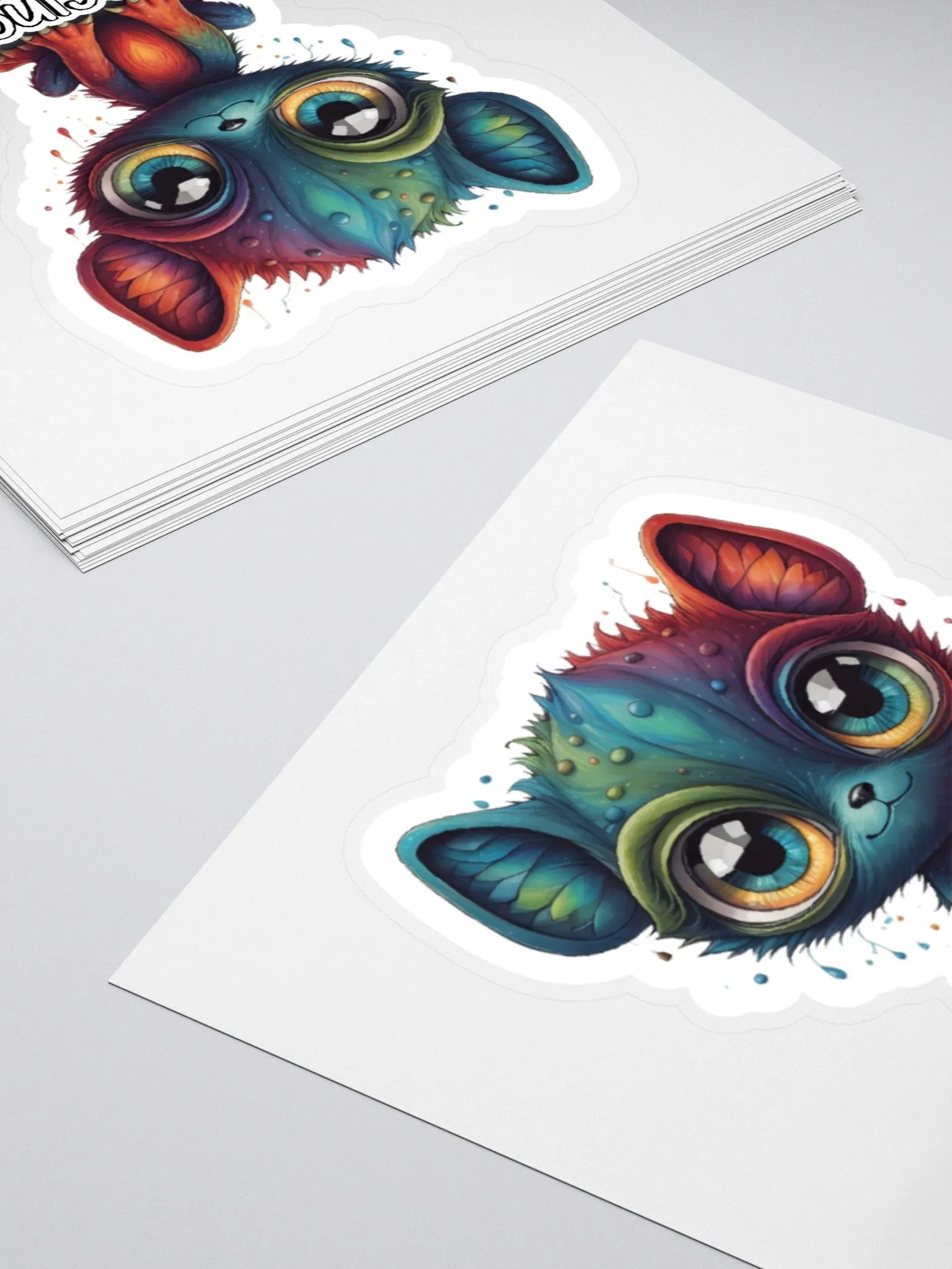 Embracing My Weirdness Era-Colorful Creature Sticker-Rainbow Sticker-LGBTQIA+ Sticker product image (10)