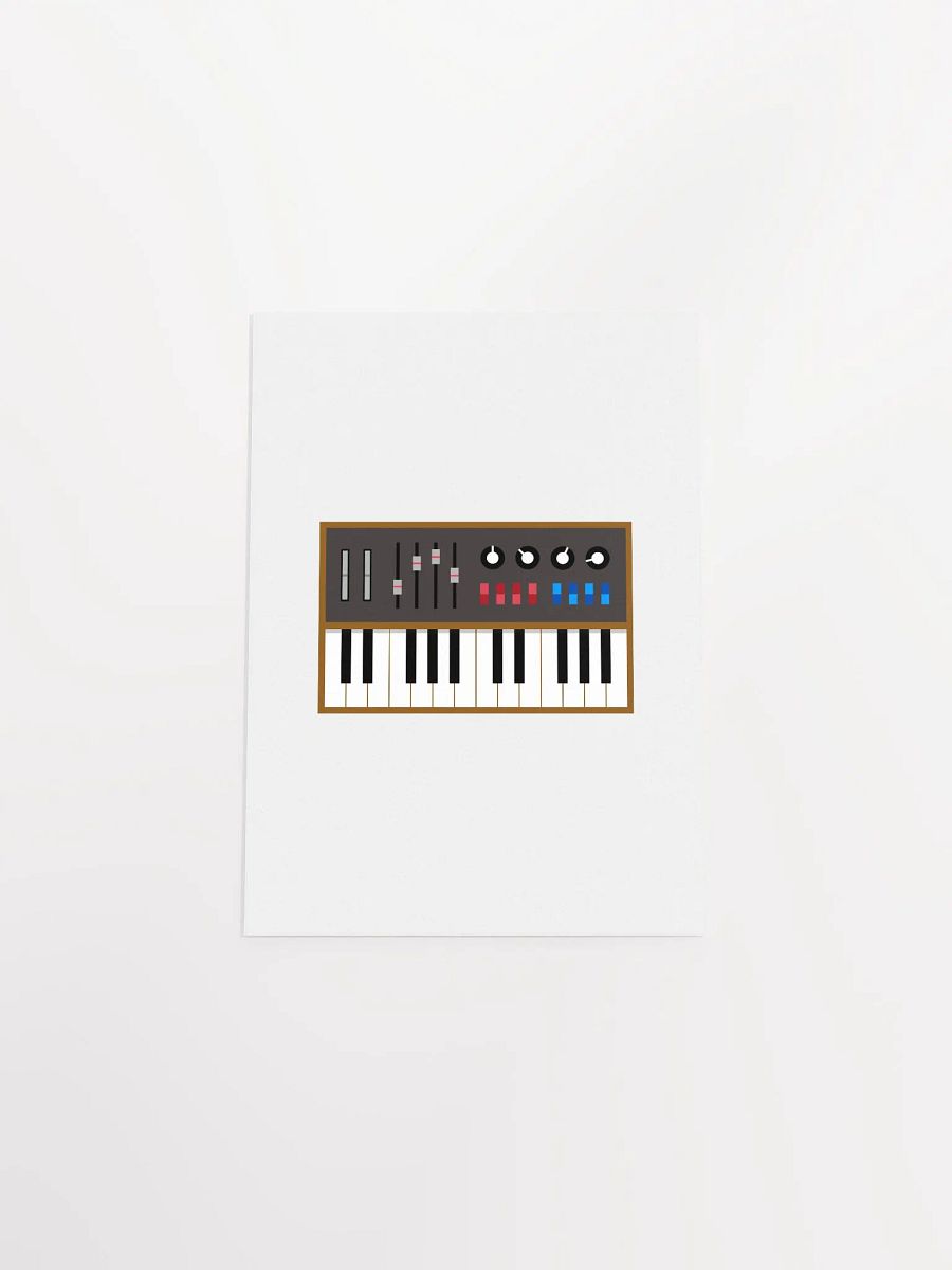 Vintage Analog Synth Print product image (45)