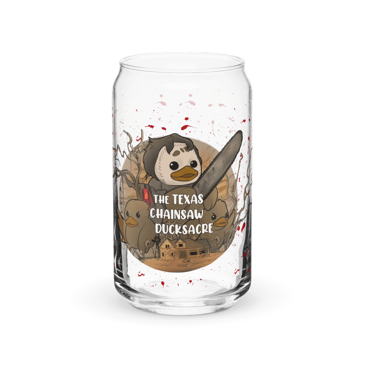 The Texas Chainsaw Ducksacre Can-Shaped Glass product image (2)