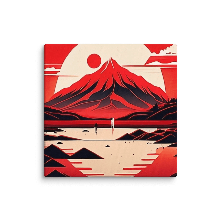 Ethereal Mountain Silhouette Canvas product image (11)