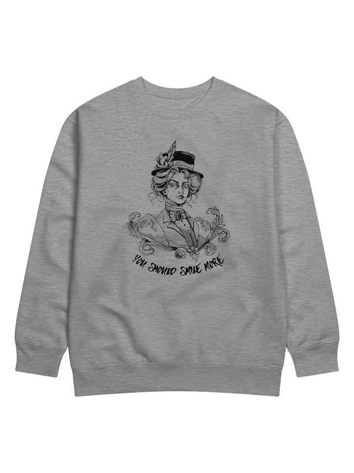 "SMILE MORE" Sweatshirt (Design #2) product image (1)